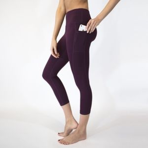 Senita Athletics Plum Ellie Tights | Size Medium